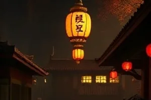 雾港回声剧照：雨夜码头与远处灯塔的冷暖光对比